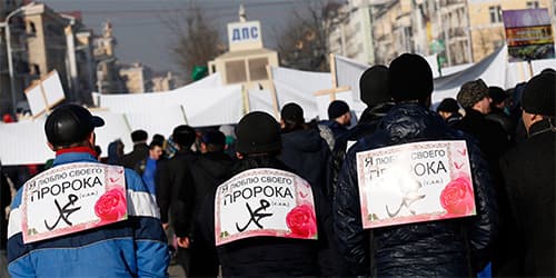Nga: Hơn 1 triệu người biểu tình phản đối tạp chí Charlie Hebdo