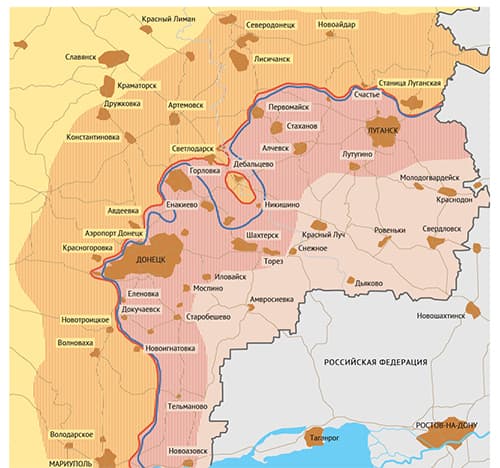 Lực lượng chính phủ Ukraine tại Debaltsevo sẽ đầu hàng