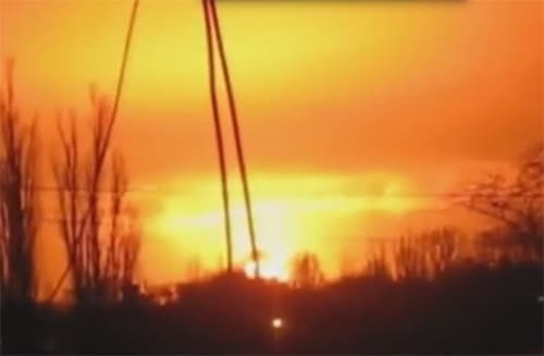 Thành phố Donetsk bị tấn công bằng tên lửa đạn đạo