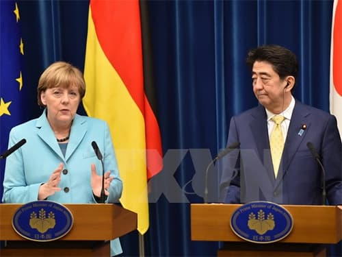 Nhật Bản, Đức muốn Nga đóng vai trò tích cực trong cuộc khủng hoảng Ukraine