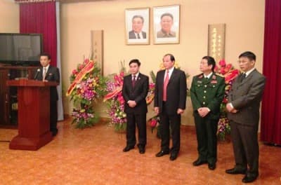 Đại sứ quán Triều Tiên kỷ niệm ngày sinh cố Chủ tịch Kim Nhật Thành