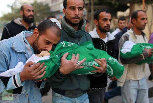 Số người chết do xung đột tại Gaza lên tới 52 người