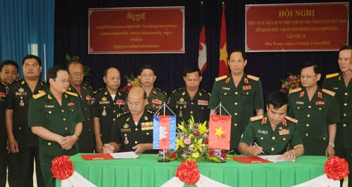 Tăng cường mối quan hệ hợp tác giữa Quân đội Nhân dân Việt Nam và Quân đội Hoàng gia Campuchia