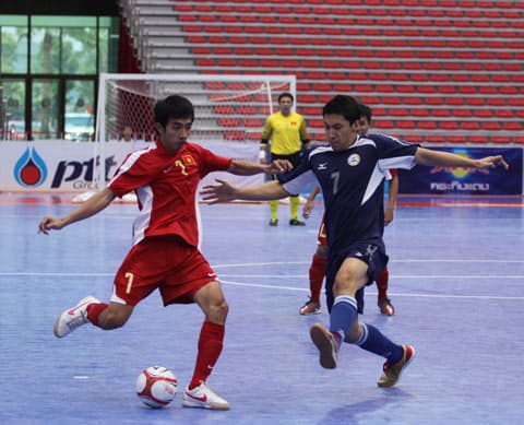 ĐT Futsal Việt Nam ra quân thắng lợi tại giải Futsal Đông Nam Á 2012