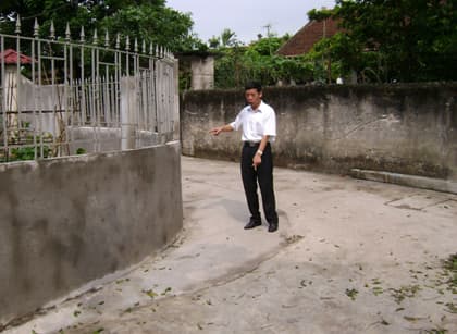 Một xã có 69 gia đình hiến đất mở rộng đường