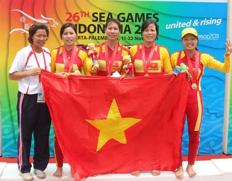 Rowing nữ Việt Nam giành vé dự Olympic London 2012