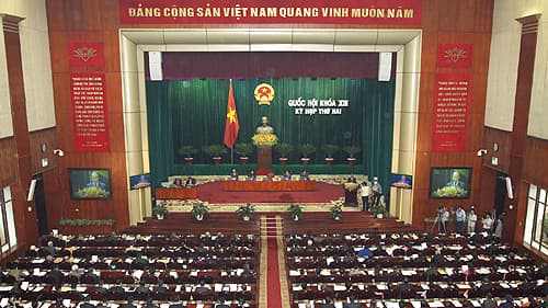 Ngày 21-5, khai mạc kỳ họp thứ 3, Quốc hội khóa XIII