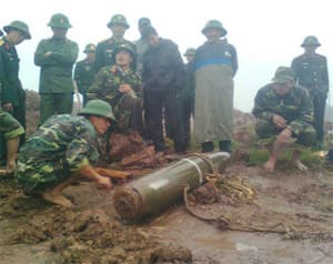 Phá hủy thành công quả bom 250 bảng Anh