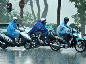 Bắc Bộ mưa trên diện rộng