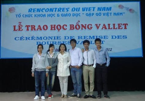 140 sinh viên, học viên cao học và nghiên cứu sinh được nhận học bổng Vallet