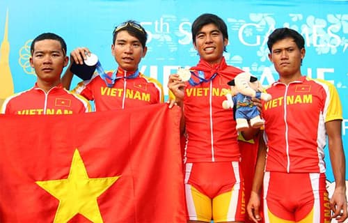 Xe đạp đoạt HCV, đoàn TTVN vượt qua Myanmar, xếp thứ 2