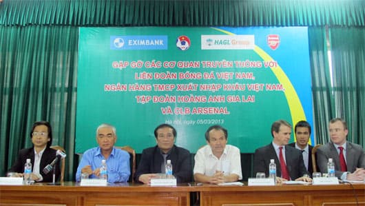Ngày 17-7, CLB Arsenal gặp đội tuyển Việt Nam tại sân Mỹ Đình