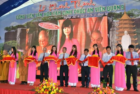 Khánh thành Công viên Văn hóa tâm linh Phúc An Viên