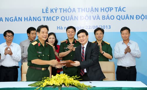 Hợp tác giữa MB và Báo Quân đội nhân dân: Vì sự phát triển của Quân đội và đất nước