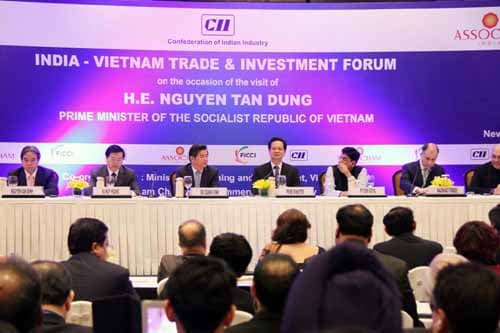 Thủ tướng Nguyễn Tấn Dũng dự Diễn đàn Thương mại và Đầu tư Ấn Độ - Việt Nam