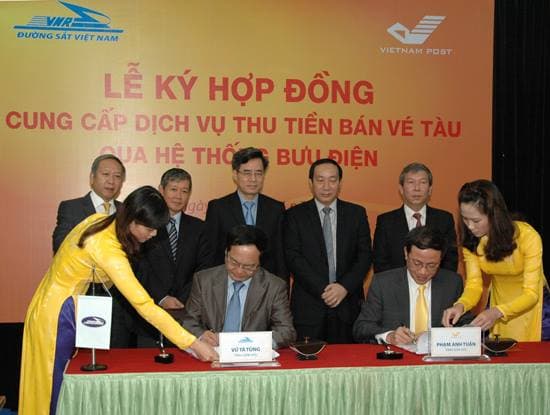 Triển khai thu tiền vé tàu điện tử qua hệ thống bưu điện