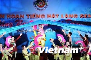 Nghệ An: Khai mạc Liên hoan Tiếng hát Làng Sen