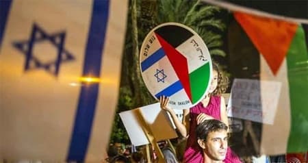 Hàng nghìn người Israel tuần hành ủng hộ hòa đàm với Palestine