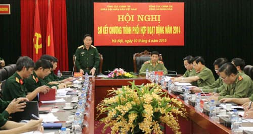Sơ kết chương trình phối hợp hoạt động giữa hai Tổng cục Chính trị