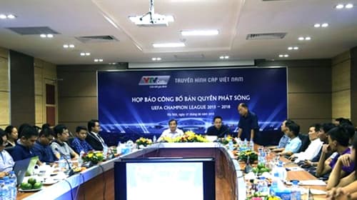 Công bố bản quyền phát sóng UEFA Champions League