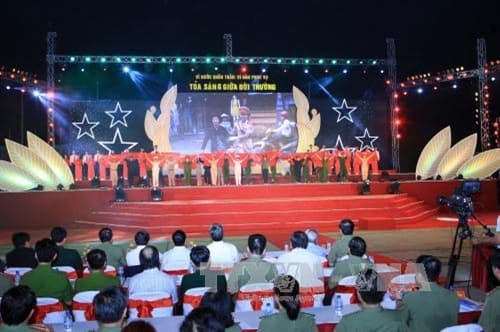 Cầu truyền hình tôn vinh hình tượng người chiến sĩ Công an nhân dân