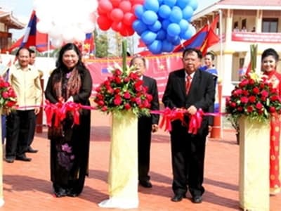 Lào: Khánh thành Khu lưu niệm Chủ tịch Hồ Chí Minh