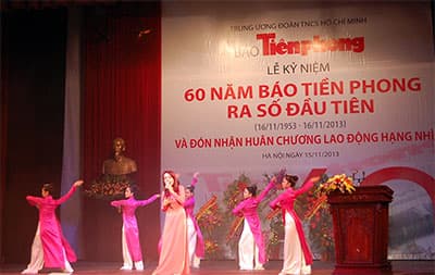 Báo Tiền phong kỷ niệm 60 năm ra số đầu tiên