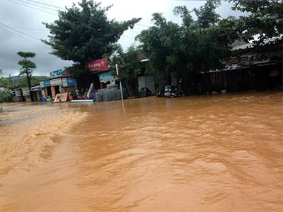Huyện Hoài Ân (Bình Định): Một thanh niên chết do lũ lụt