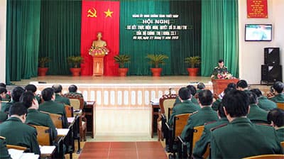 Chủ động xây dựng đội ngũ cán bộ chính trị ngang tầm yêu cầu, nhiệm vụ mới