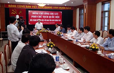 Phó chủ tịch Quốc hội làm việc với Ban Tôn giáo Chính phủ