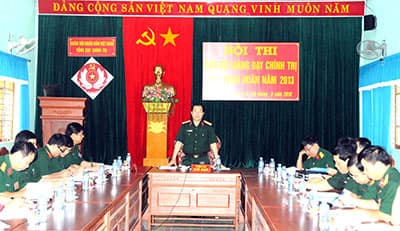 Khai mạc Hội thi cán bộ giảng dạy chính trị cấp toàn quân năm 2013