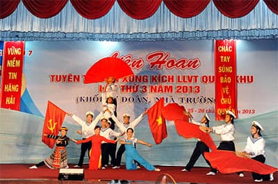 Kết thúc Liên hoan tuyên truyền xung kích LLVT Quân khu 7
