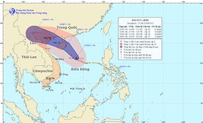 Khẩn cấp ứng phó với bão số 5