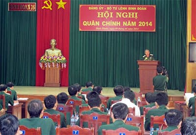 Binh đoàn 16: Ba đột phá thực hiện nhiệm vụ năm 2014