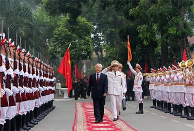 Tổng Bí thư Nguyễn Phú Trọng dự lễ khai giảng của Học viện An ninh nhân dân