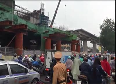 Khắc phục nhanh vụ tai nạn Dự án Đường sắt trên cao