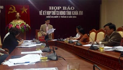 Nghệ An: Sẽ lấy phiếu tín nhiệm 16 chức danh