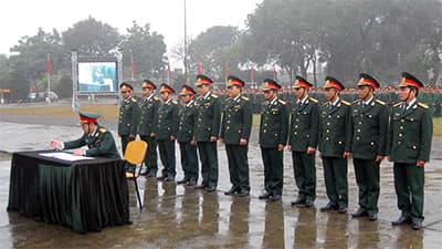 Chỉ đạo phát động điểm đợt thi đua “Tiếp bước chiến sĩ Điện Biên, tiến lên giành 3 nhất”