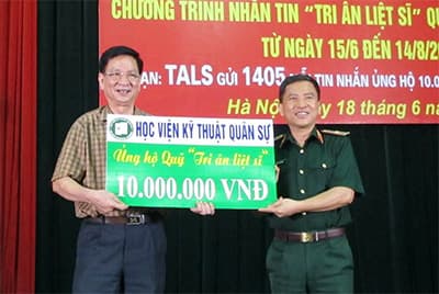 Phát động nhắn tin “Tri ân liệt sĩ”