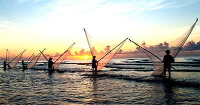 Bình minh trên biển Hải Lý