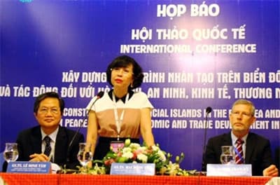 Hội thảo về tác động của việc xây dựng công trình nhân tạo trên Biển Đông