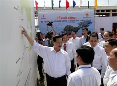 Khởi công Dự án cấp điện lưới Quốc gia cho xã đảo Lại Sơn, tỉnh Kiên Giang