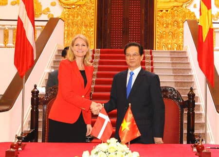 Việt Nam - Đan Mạch nhất trí tăng gấp đôi kim ngạch thương mại