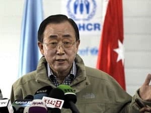 Tổng Thư ký LHQ tới Thổ Nhĩ Kỳ thảo luận về Syria