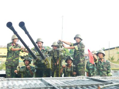 Tạo đột phá chất lượng huấn luyện khẩu đội