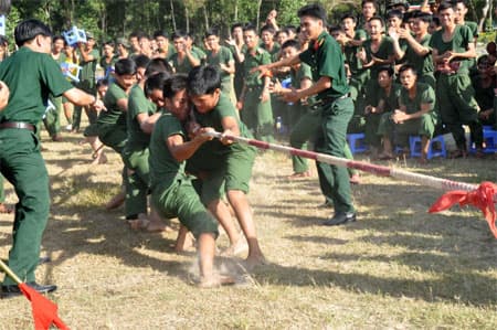 Ngày nghỉ cuối tuần ở Trung đoàn 20