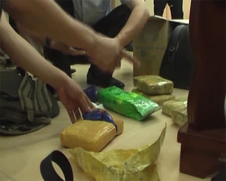 Đường dây vận chuyển hơn 1.000 bánh heroin xuyên quốc gia
