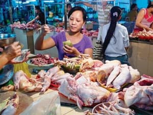 Giá thực phẩm tiếp tục giảm