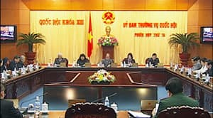 Ủy ban Thường vụ Quốc hội cho ý kiến về dự án Luật Giáo dục quốc phòng, an ninh