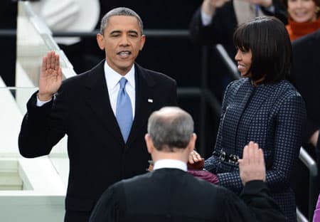 Obama chính thức tuyên thệ nhậm chức nhiệm kỳ 2